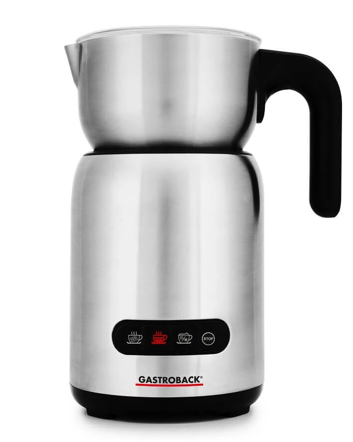 Gastroback Design Milk & Chocolate Advanced elektrische melkopschuimer rvs Gastroback Design Milk & Chocolate Advanced Elektrische Melkopschuimer Rvs -Thee En Koffie Winkel 1 42359 front