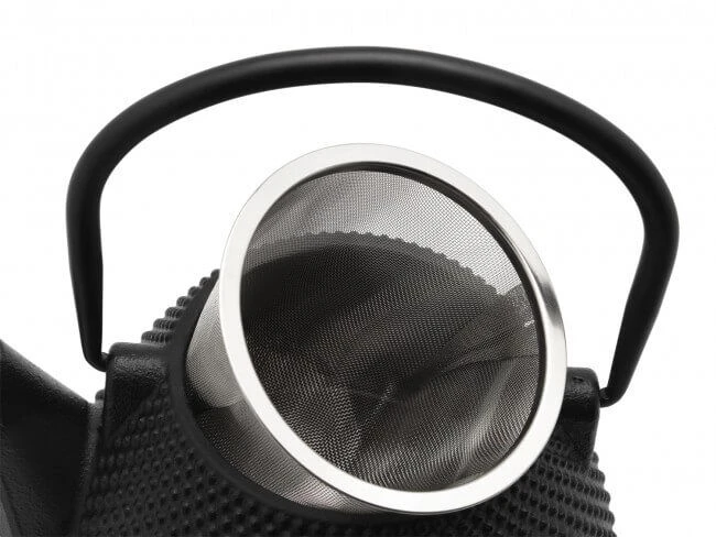 Bredemeijer Asia Wuhan theepot 1 liter gietijzer zwart Bredemeijer Asia Wuhan Theepot 1 Liter Gietijzer Zwart -Thee En Koffie Winkel 153005 detail2