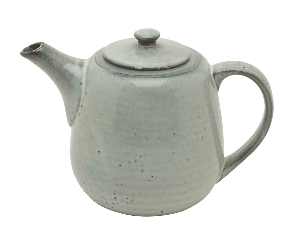 Broste Copenhagen Nordic Sea theepot 1,3 liter aardewerk blauw Broste Copenhagen Nordic Sea Theepot 1,3 Liter Aardewerk Blauw -Thee En Koffie Winkel 1949 74110 1