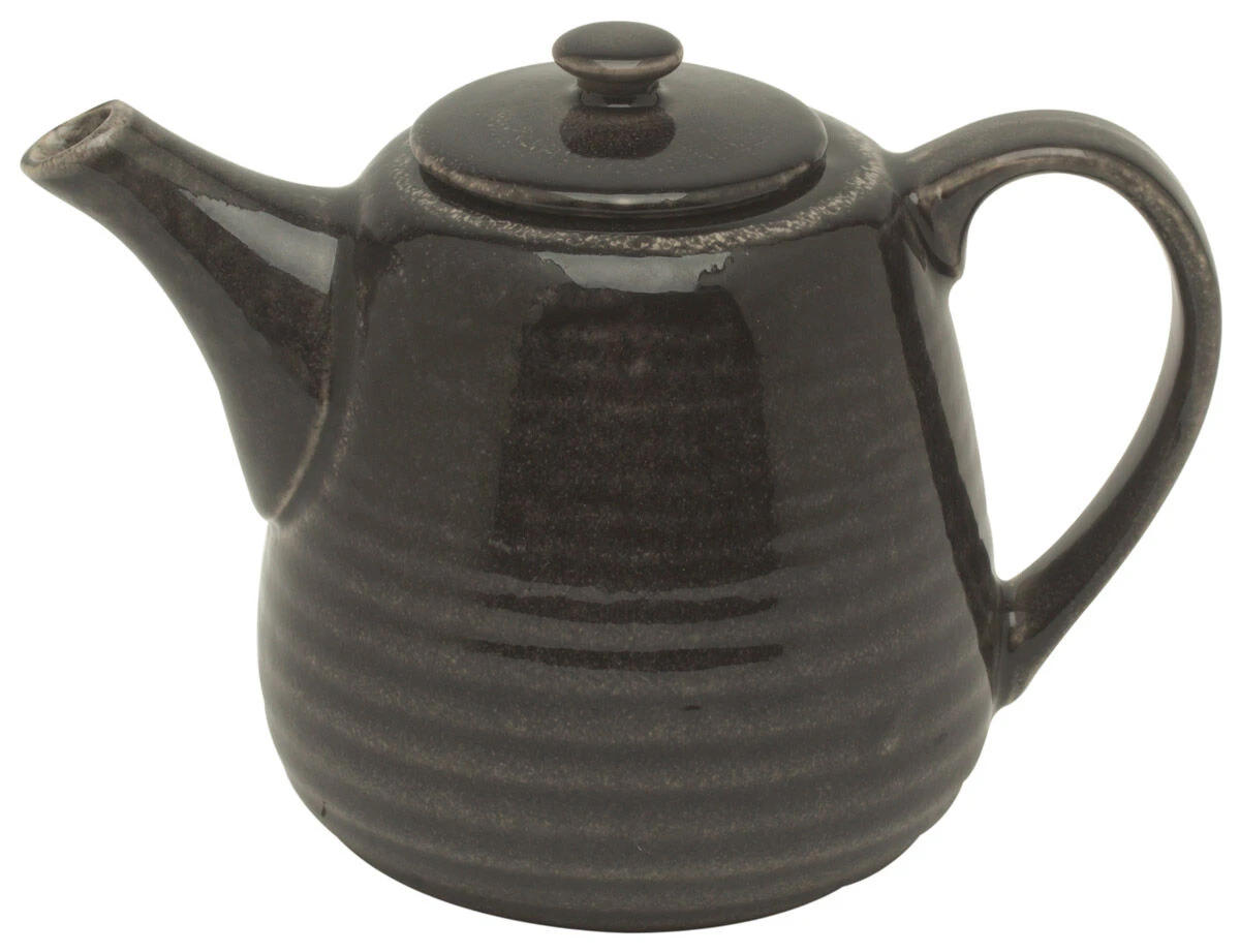 Broste Copenhagen Nordic Coal theepot 700 ml aardewerk donkerbruin Broste Copenhagen Nordic Coal Theepot 700 Ml Aardewerk Donkerbruin -Thee En Koffie Winkel 3352 77768 1