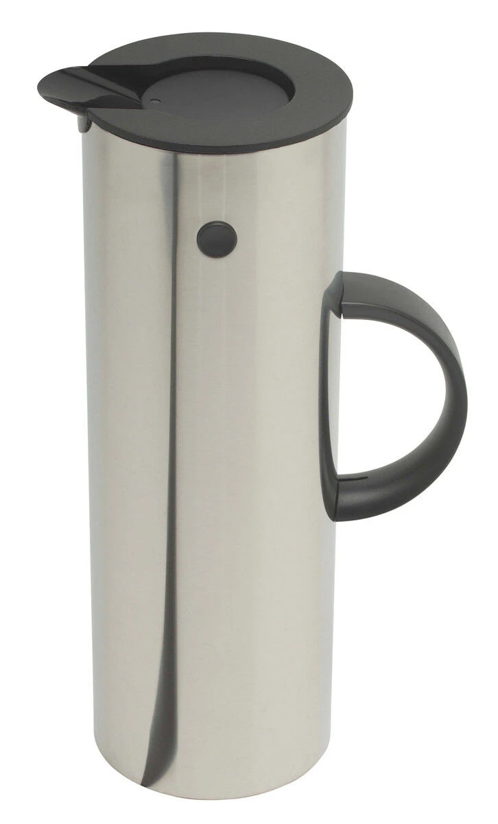 Stelton EM77 Classic thermoskan 1 liter kunststof rvs mat Stelton EM77 Classic Thermoskan 1 Liter Kunststof Rvs Mat -Thee En Koffie Winkel 4055 45542 1