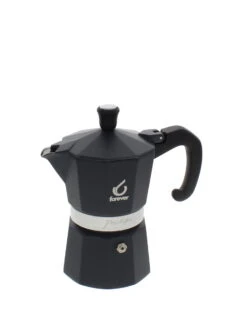 Forever Prestige Noblesse Mokapot 3-kops Aluminium Zwart
