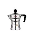 Alessi Moka Mokapot 1-kops Aluminium Glans