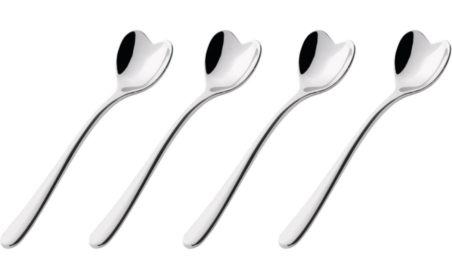 Alessi Koffielepel 10 Cm Rvs 4 Stuks