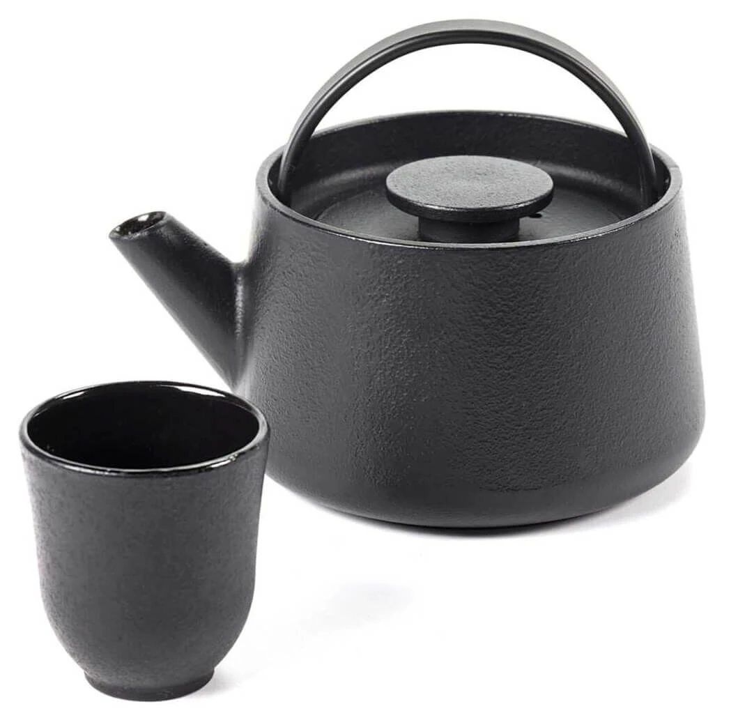 Serax INKU by Sergio Herman theepot 800 ml gietijzer zwart Serax INKU By Sergio Herman Theepot 800 Ml Gietijzer Zwart -Thee En Koffie Winkel b6820002s1 1