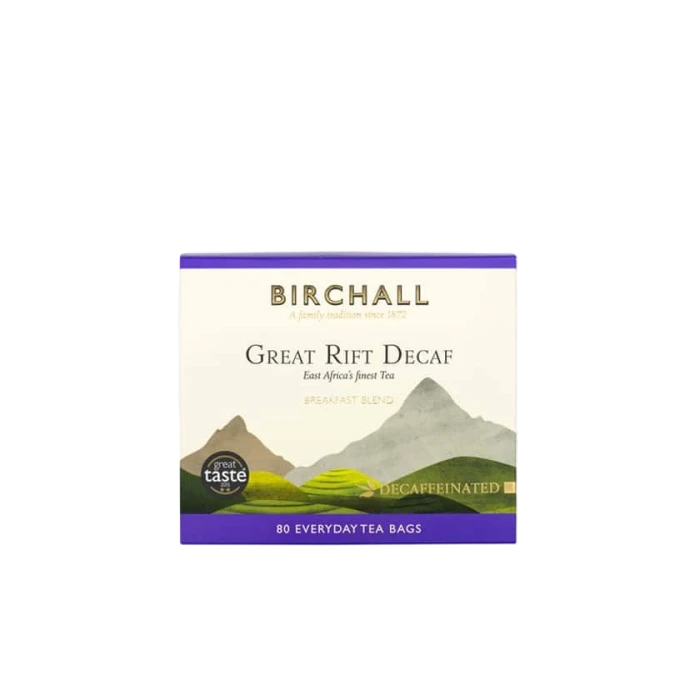 Birchall Great Rift Cafeïne vrij 80 Everyday Plantaardige Theezakken Birchall Great Rift Cafeïne Vrij 80 Everyday Plantaardige Theezakken -Thee En Koffie Winkel birchall great rift decaffeinated