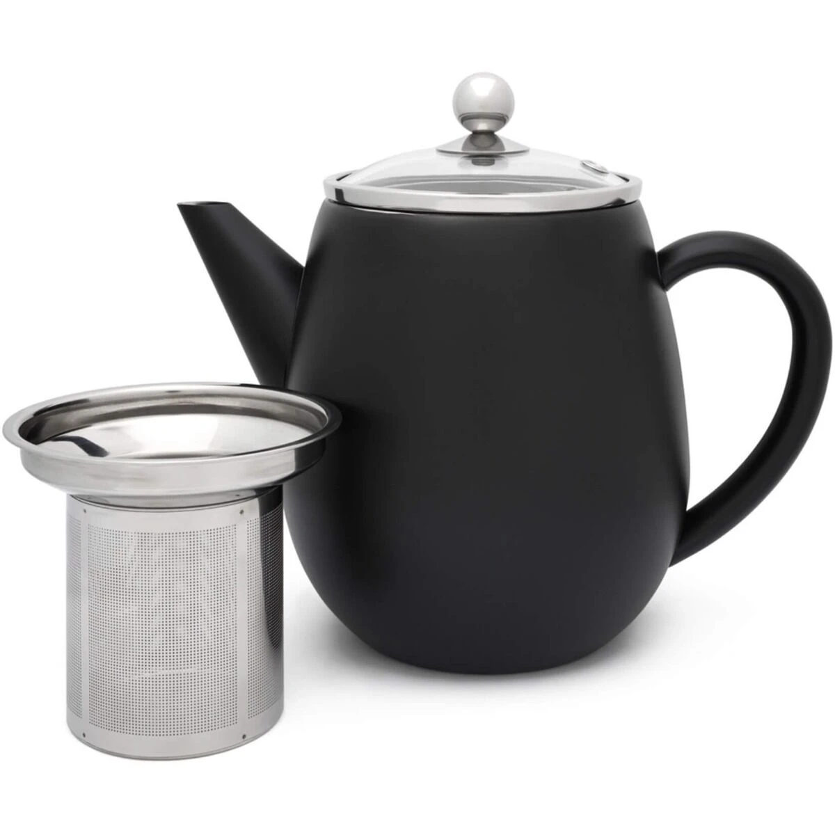 Bredemeijer Duet Eva theepot 1,1 liter mat zwart Bredemeijer Duet Eva Theepot 1,1 Liter Mat Zwart -Thee En Koffie Winkel bredemeijer bredemeijer duet eva theepot 11 liter 1 1
