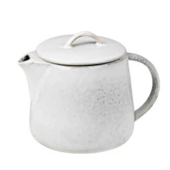 Broste Copenhagen Nordic Sand Theepot 1 Liter Aardewerk Wit