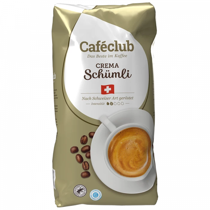 Caféclub Crema Schümli Koffiebonen Caféclub Crema Schümli Koffiebonen -Thee En Koffie Winkel cafeclub crema schumli 1 kilo koffiebonen