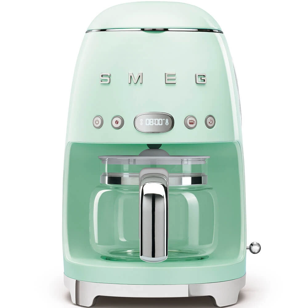 Smeg 50's style koffiezetapparaat kunststof watergroen Smeg 50's Style Koffiezetapparaat Kunststof Watergroen -Thee En Koffie Winkel dcf01pgeu