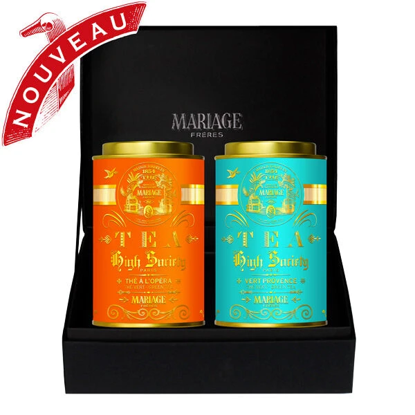 Mariage Frères Boheme giftset groene thee 2-delig Mariage Frères Boheme Giftset Groene Thee 2-delig -Thee En Koffie Winkel e441