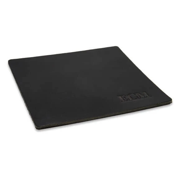 ECM tamping mat 17 x 17 cm leer zwart ECM Tamping Mat 17 X 17 Cm Leer Zwart -Thee En Koffie Winkel