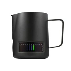 Latte Pro Melkkan Met Temperatuurindicatie 480 Ml Zwart