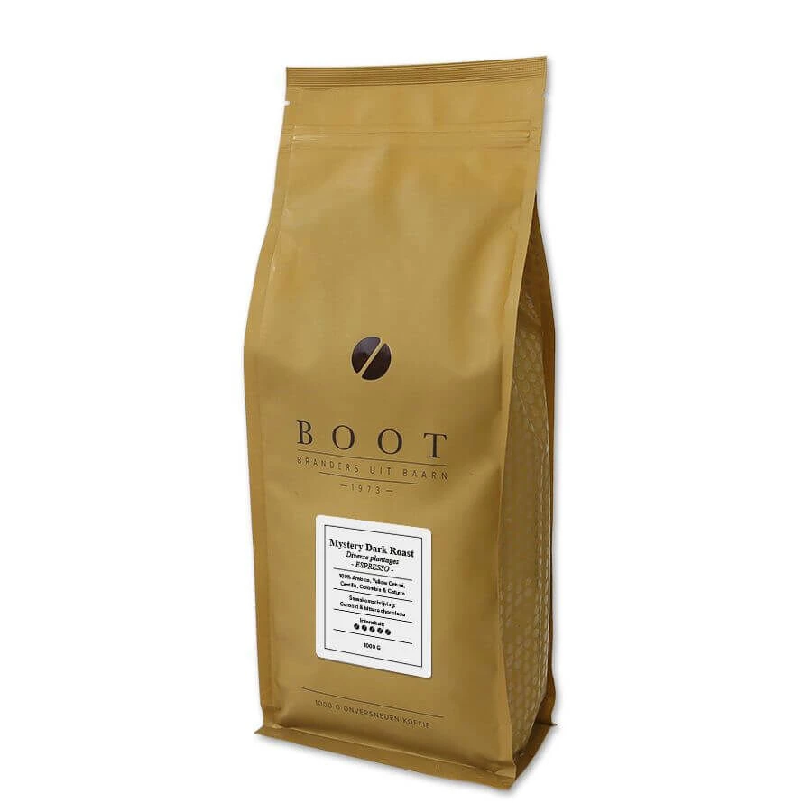Boot Koffie Mystery Dark Roast Espresso koffiebonen 1 kg Boot Koffie Mystery Dark Roast Espresso Koffiebonen 1 Kg -Thee En Koffie Winkel mystery1 1