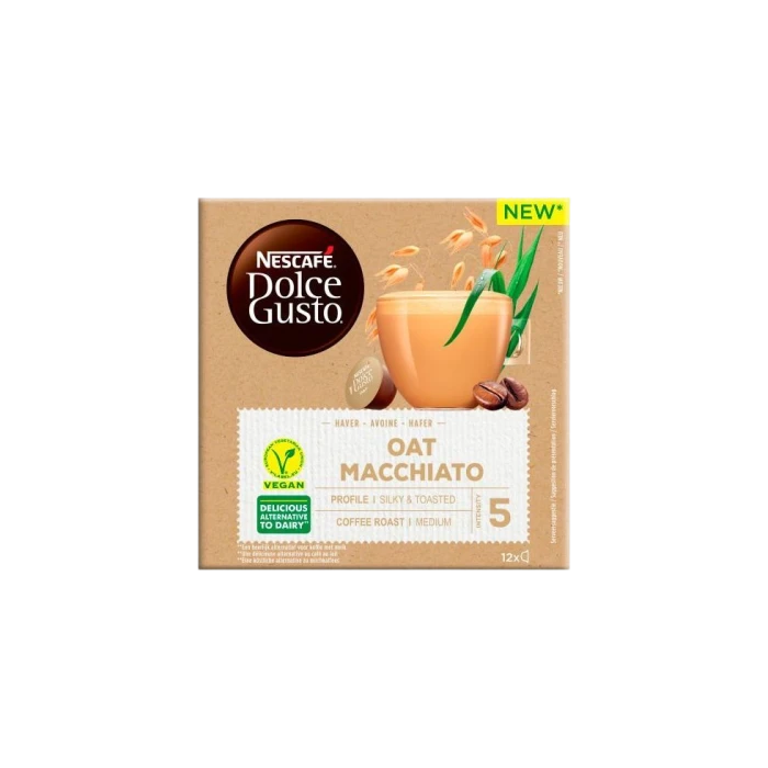 Nescafe Dolce Gusto Oat Macchiato VEGAN Nescafe Dolce Gusto Oat Macchiato VEGAN -Thee En Koffie Winkel oat macchiato 1 1