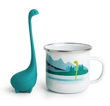 Ototo Cup of Nessie theeinfuser en beker kunststof/emaille blauw Ototo Cup Of Nessie Theeinfuser En Beker Kunststof/emaille Blauw -Thee En Koffie Winkel ot ot920 1