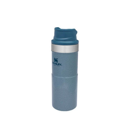 Stanley The Trigger-Action Travel Mug 350 ml Hammertone Ice Stanley The Trigger-Action Travel Mug 350 Ml Hammertone Ice -Thee En Koffie Winkel pol pm kubek termiczny trigger 0 35l niebieski stanley 43132 2 1