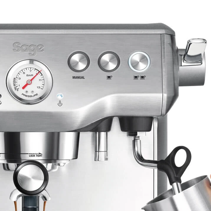 Sage the Dynamic Duo Espressomachine 2-delig Stainless Steel Sage The Dynamic Duo Espressomachine 2-delig Stainless Steel -Thee En Koffie Winkel ses920 1 1