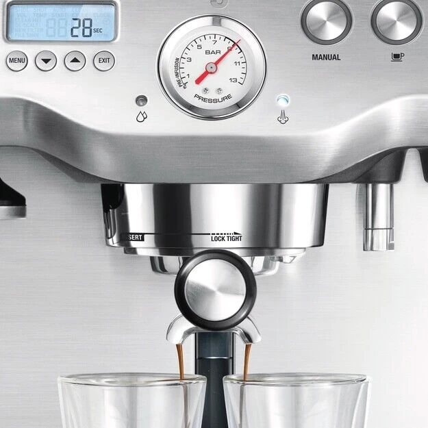Sage the Dynamic Duo Espressomachine 2-delig Stainless Steel Sage The Dynamic Duo Espressomachine 2-delig Stainless Steel -Thee En Koffie Winkel ses920 1 2