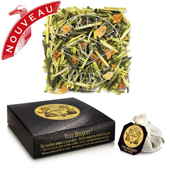 Mariage Frères Yuzu Bouquet groene thee 30 zakjes Mariage Frères Yuzu Bouquet Groene Thee 30 Zakjes -Thee En Koffie Winkel tb4263