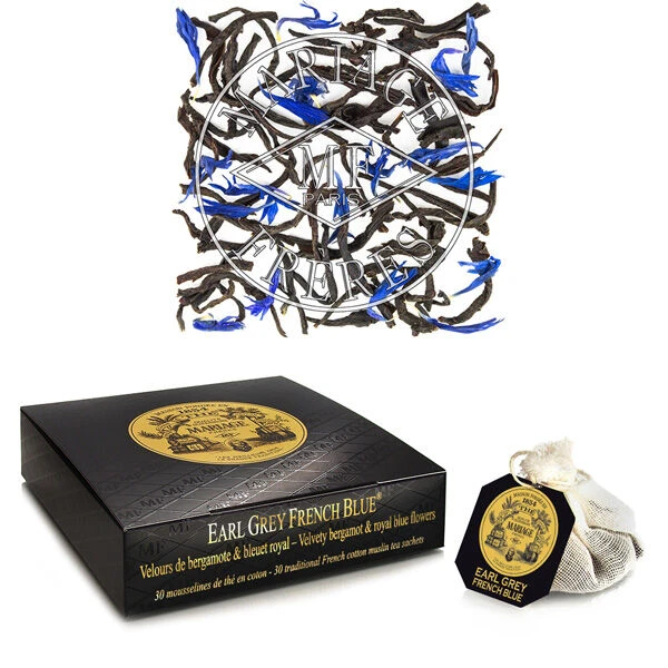 Mariage Frères Earl Grey French Blue zwarte thee 30 zakjes Mariage Frères Earl Grey French Blue Zwarte Thee 30 Zakjes -Thee En Koffie Winkel tb8005