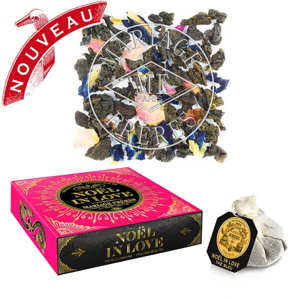 Mariage Frères Noël in Love blauwe thee 30 zakjes Mariage Frères Noël In Love Blauwe Thee 30 Zakjes -Thee En Koffie Winkel tb9193