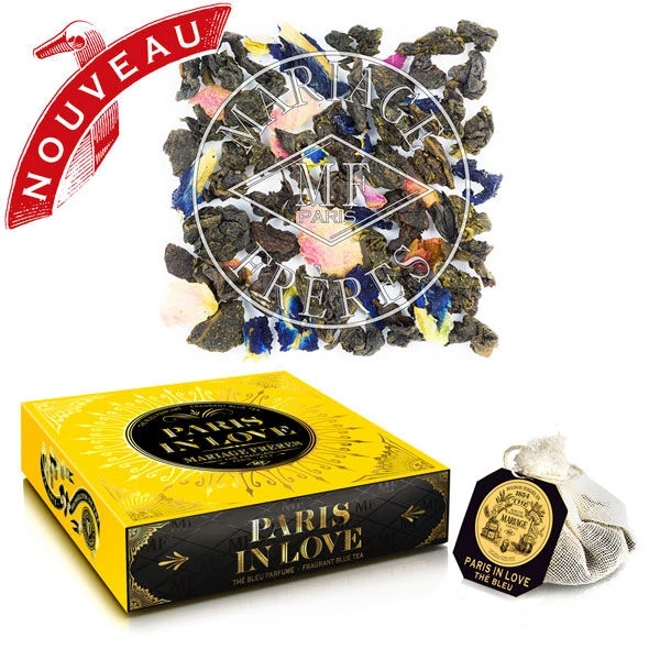 Mariage Frères Paris in Love blauwe thee 30 zakjes Mariage Frères Paris In Love Blauwe Thee 30 Zakjes -Thee En Koffie Winkel tb9197