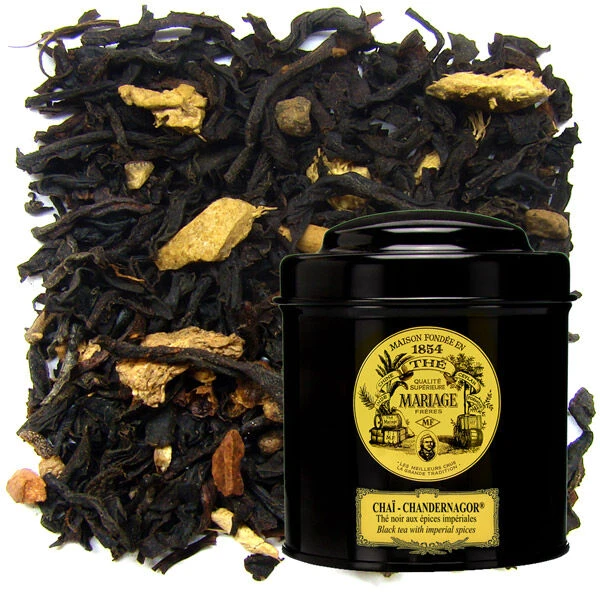 Mariage Frères Chai Chandernagor zwarte thee 100 gram Mariage Frères Chai Chandernagor Zwarte Thee 100 Gram -Thee En Koffie Winkel tc8201