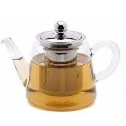 Cristel Jasmin Theepot 1,2 Liter Rvs/glas -Thee En Koffie Winkel theiere jasmin en verre 1 2 l th120vj theieres par cristel 1